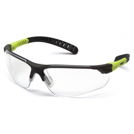 Pyramex - Sitecore - Gray and Lime/Clear H2MAX Anti-Fog Lens SGL10110DTM